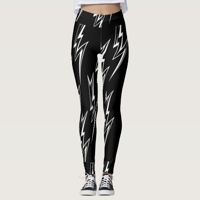 Lightning Bolt Leggings (Front)