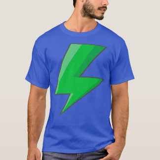 Lightning Bolt Lime Green Graphic Tee Easy Hallowe
