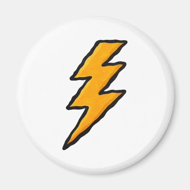 Lightning bolt magnet (Front)