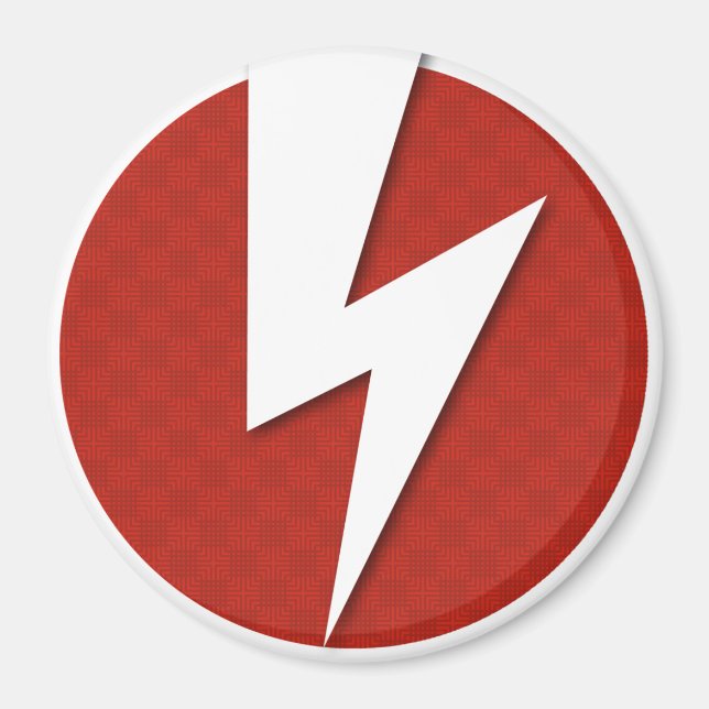 Lightning, Bolt Magnet (Front)