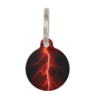 Lightning Bolt Pet Tag