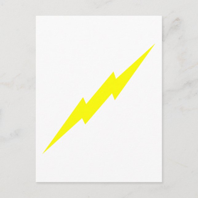 Lightning Bolt Postcard (Front)