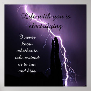 Lightning Bolt quotes Poster