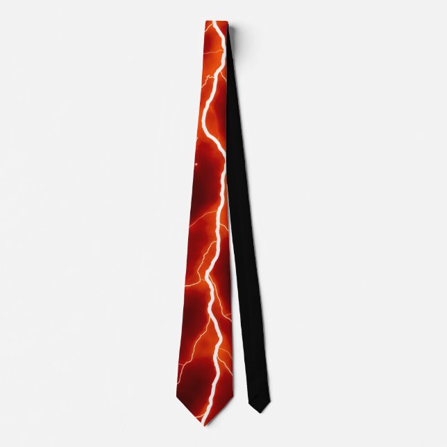 Lightning Bolt - Red Tie (Front)