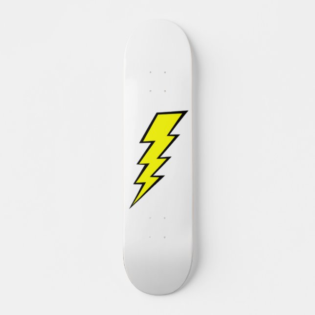 Lightning Bolt Sk8 Bord Skateboard (Front)