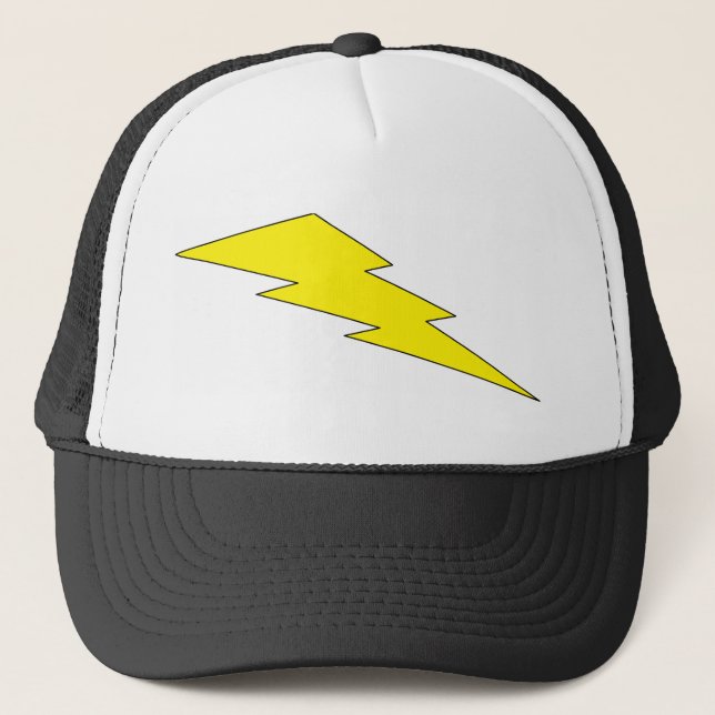 Lightning Bolt Trucker Hat (Front)