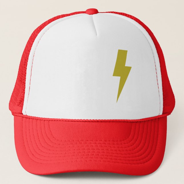 Lightning Bolt Trucker Hat (Front)