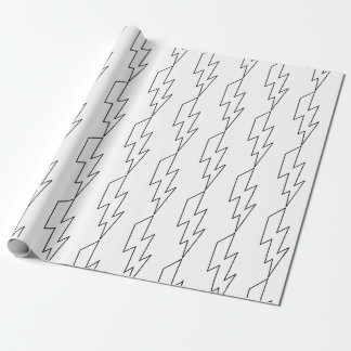 lightning bolt wrapping paper