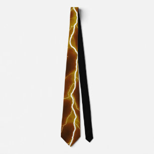 Lightning Bolt - Yellow Neck Tie