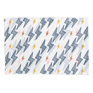 Lightning Bolts Doodle Seamless Flash Pillowcase