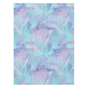 Lightning Bolts In Clouds Tablecloth