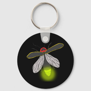 lightning bug flight lit key ring