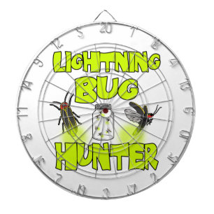lightning bug hunter dartboard