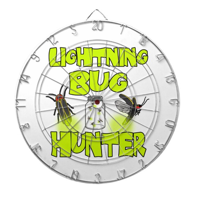 lightning bug hunter dartboard (Front)