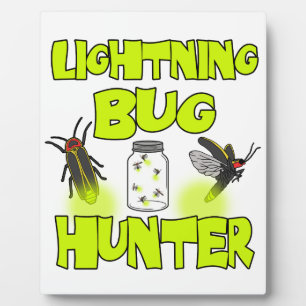lightning bug hunter plaque