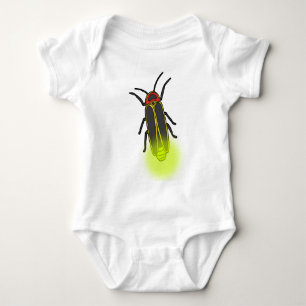 lightning bug lit baby bodysuit