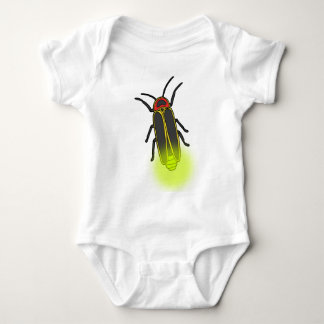 lightning bug lit baby bodysuit