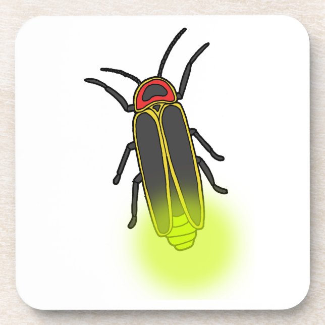 lightning bug lit coaster (Front)