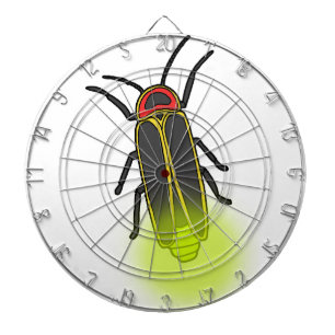 lightning bug lit dartboard