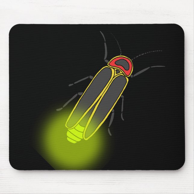 lightning bug lit mouse pad (Front)