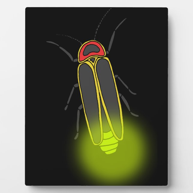 lightning bug lit plaque (Front)