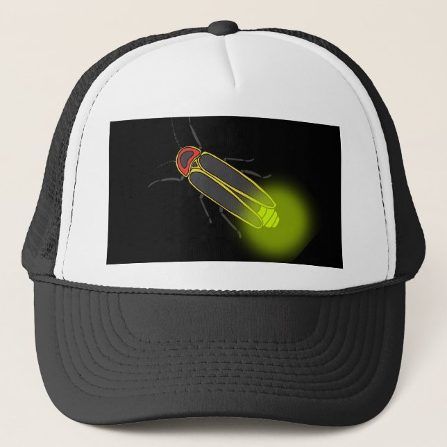 lightning bug lit trucker hat (Front)