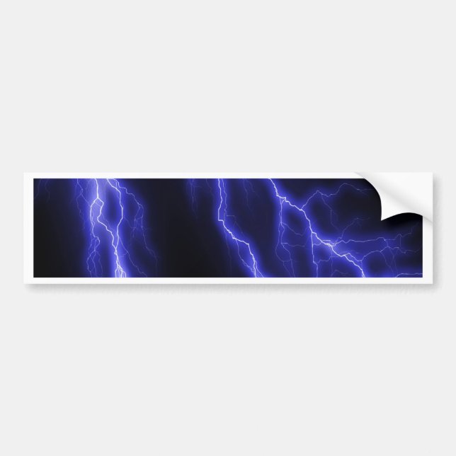 lightning bumper sticker (Front)