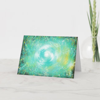 Lightning Christmas Star Christian Art Bible Verse Holiday Card