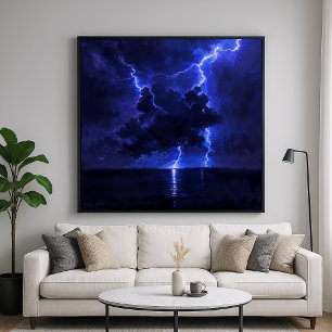 Lightning Cloud Poster