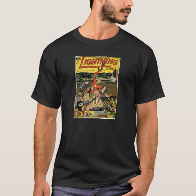 Lightning Comics (1940) No. 1 T-Shirt (Front)