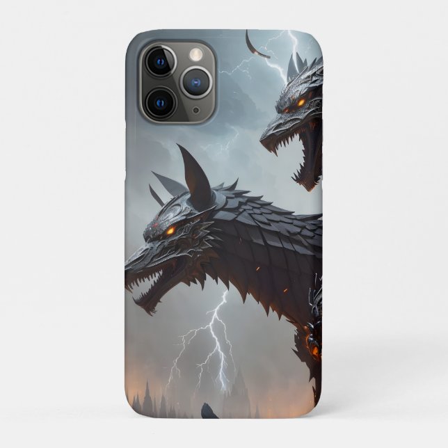 Lightning Cyborg Wolves Case-Mate iPhone Case (Back)