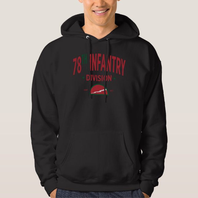 Lightning Division - 78th Infantry Division Hoodie (Front)