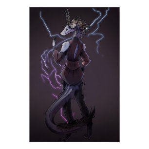 Lightning Dragon Poster