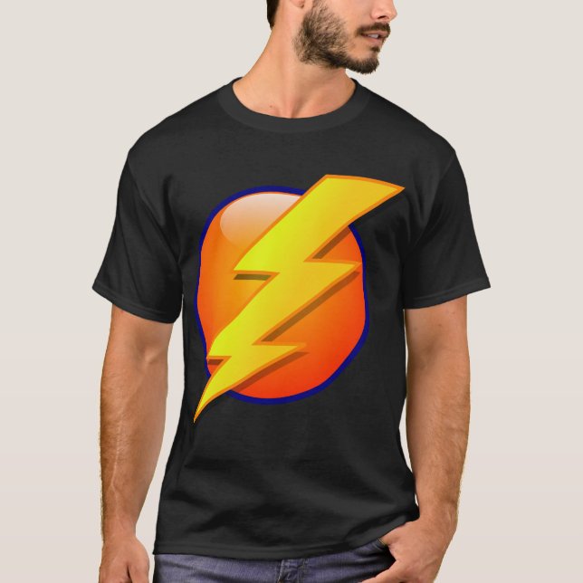 lightning energy vector clipart T-Shirt (Front)