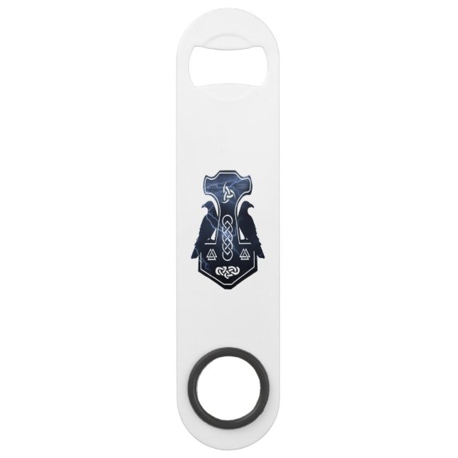 Lightning Filled Thor's Hammer Bar Key (Front)