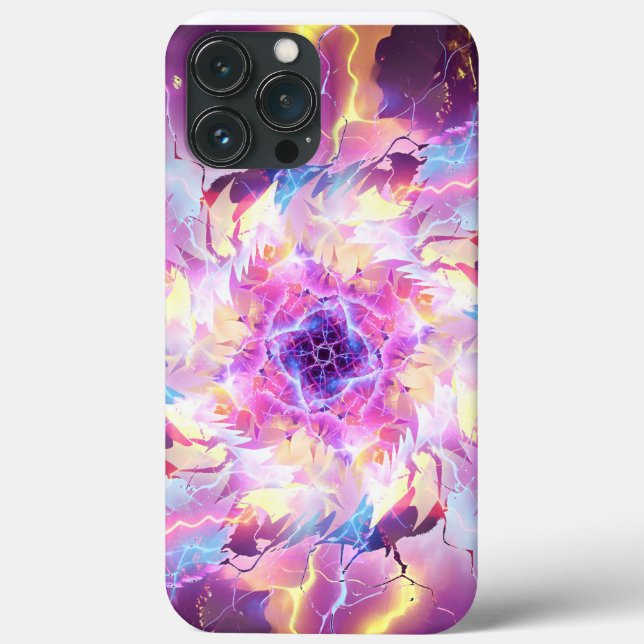 Lightning Fire Ball Blast Case-Mate iPhone Case (Back)