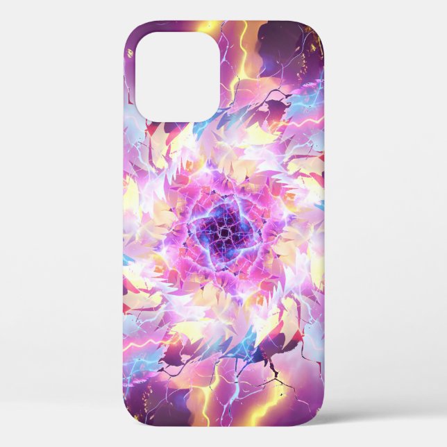 Lightning Fire Ball Blast Case-Mate iPhone Case (Back)
