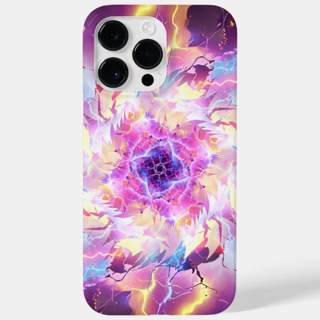 Lightning Fire Ball Blast Case-Mate iPhone Case (Back)