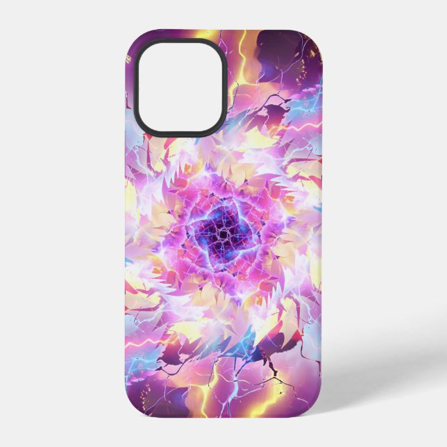 Lightning Fire Ball Blast iPhone Case (Back)