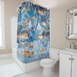 Lightning Fish Shower Curtain
