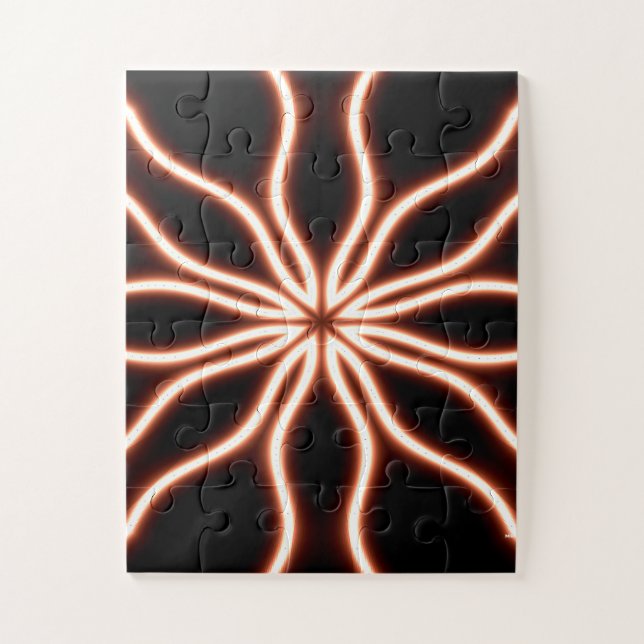 Lightning Flower... Jigsaw Puzzle (Vertical)