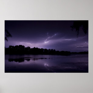 Lightning framed print 2
