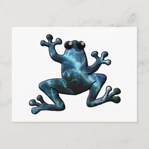 Lightning Frogs Postcard