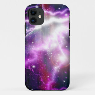 Lightning Galaxy in Outer Space iPhone 11 Case