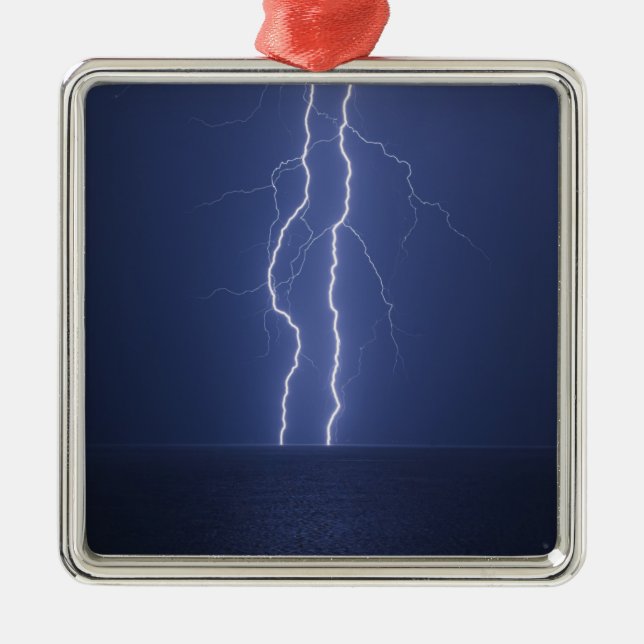 Lightning Metal Tree Decoration (Front)