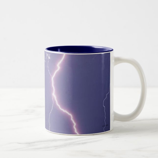 Lightning -Mug- Two-Tone Coffee Mug (Right)