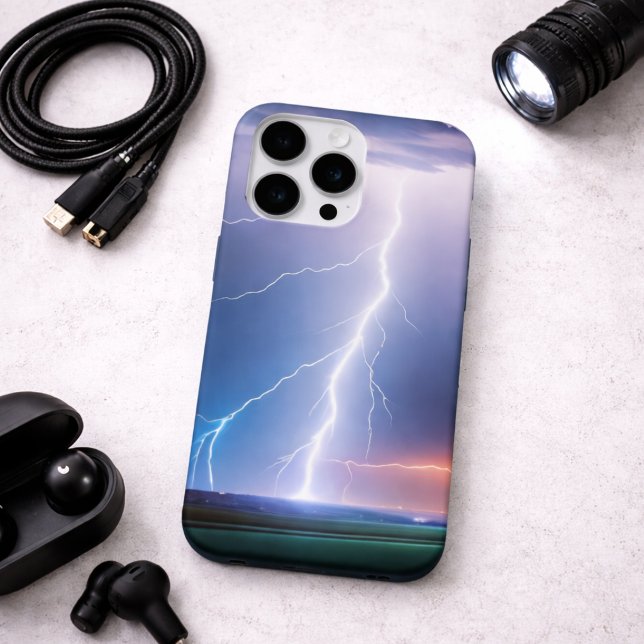 Lightning on Water iPhone Case (Creator Uploaded)