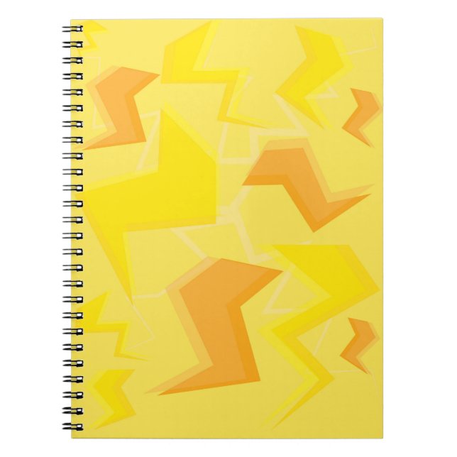 Lightning Pattern Notebook (Front)
