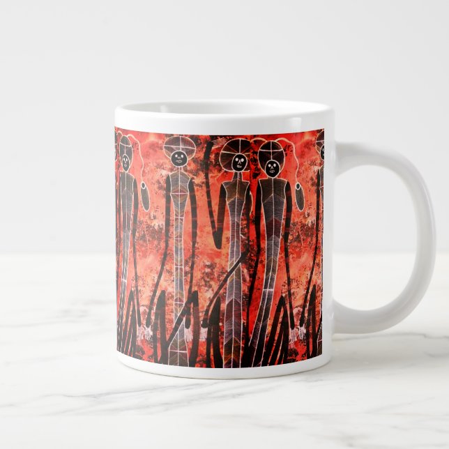 Lightning spirit people large coffee mug (Right)