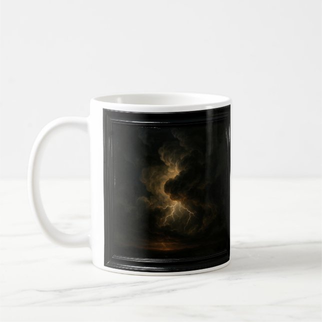 Lightning Storm  Coffee Mug (Left)